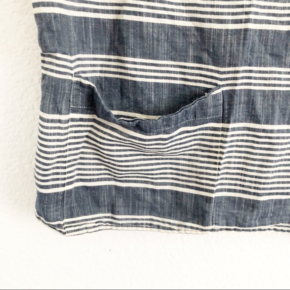 Zara chambray striped top - Picture 4 of 9